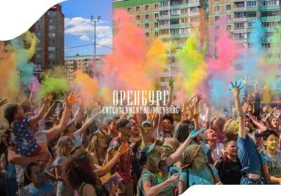 Фестиваль красок и пенная вечеринка на площадке ТРЦ «Новый Мир»