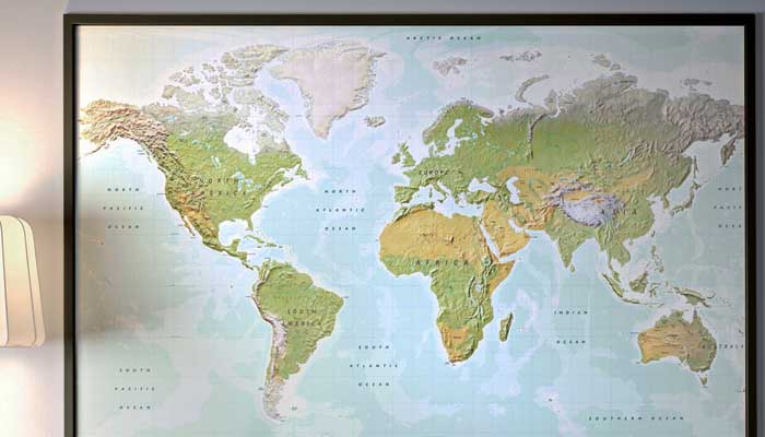 IKEA продает карты мира без Новой Зеландии