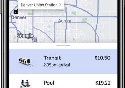 Новейшая функция Uber интегрировала общественный транспорт
