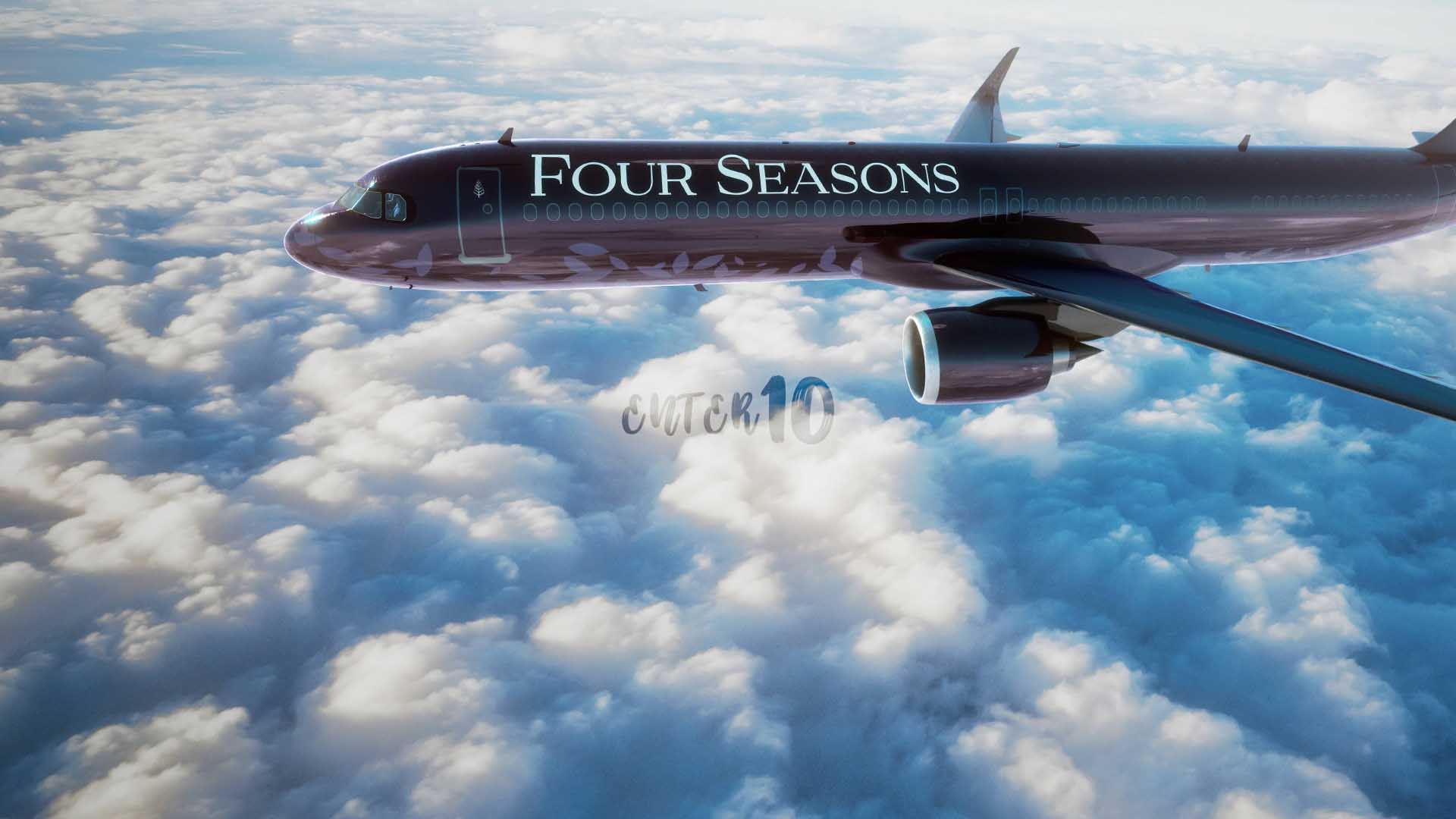 Невероятные путешествия по всему миру на роскошном самолете Four Seasons