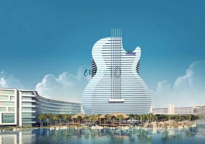 Отель Seminole Hard Rock Guitar в форме гитары официально открыт