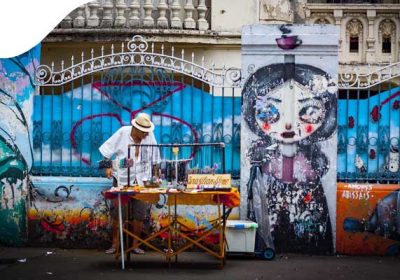 Авеню Паулиста в Сан-Паулу становится центром искусства