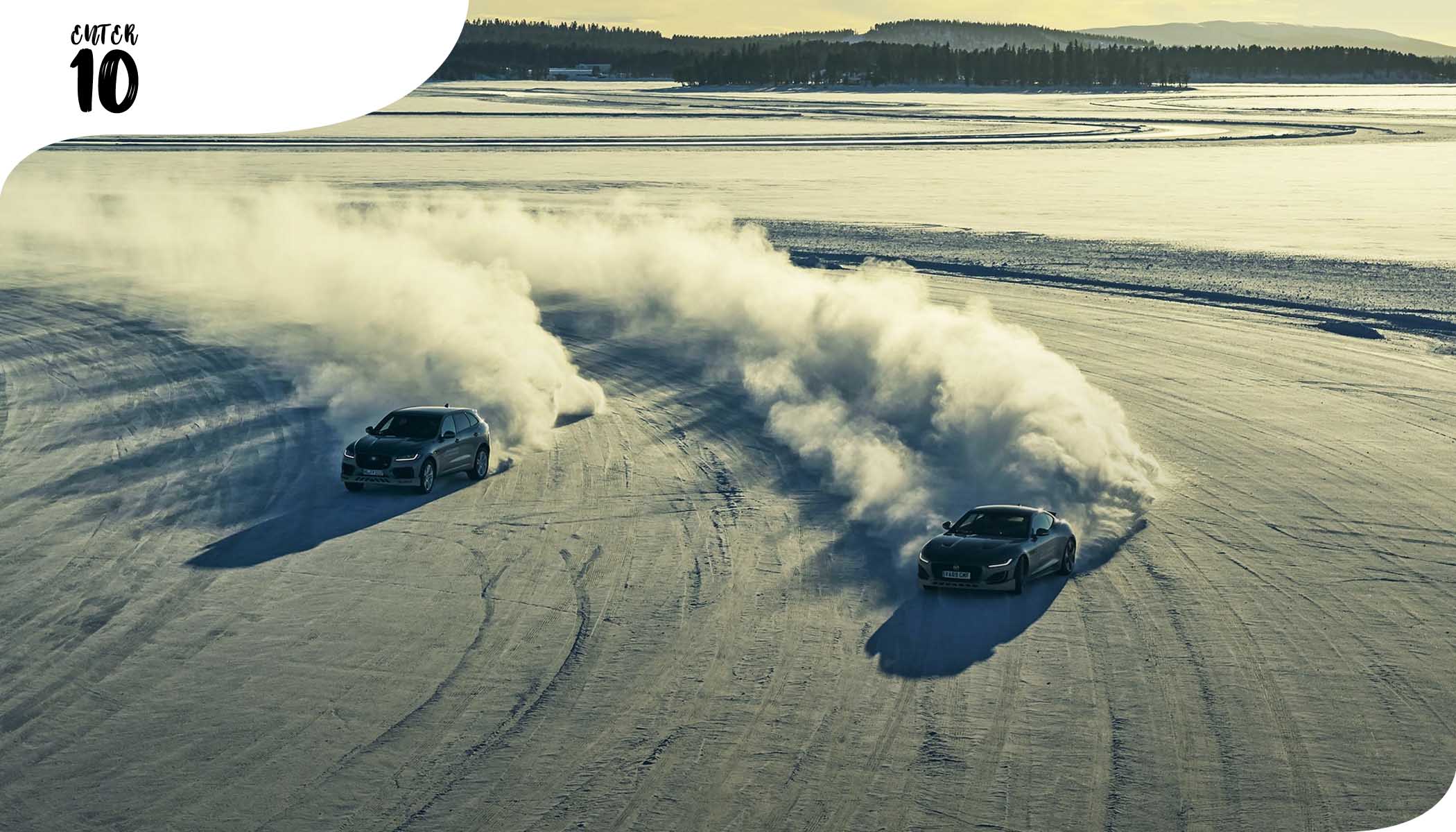 Обучитесь мастерству снежного дрифта за полярным кругом вместе с Jaguar Land Rover