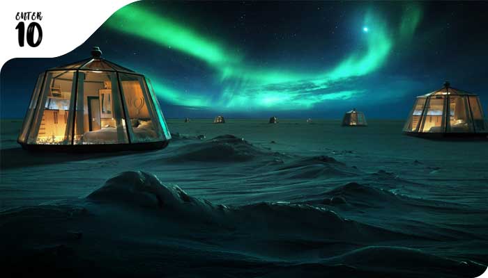 Самый северный отель в мире - North Pole Igloos