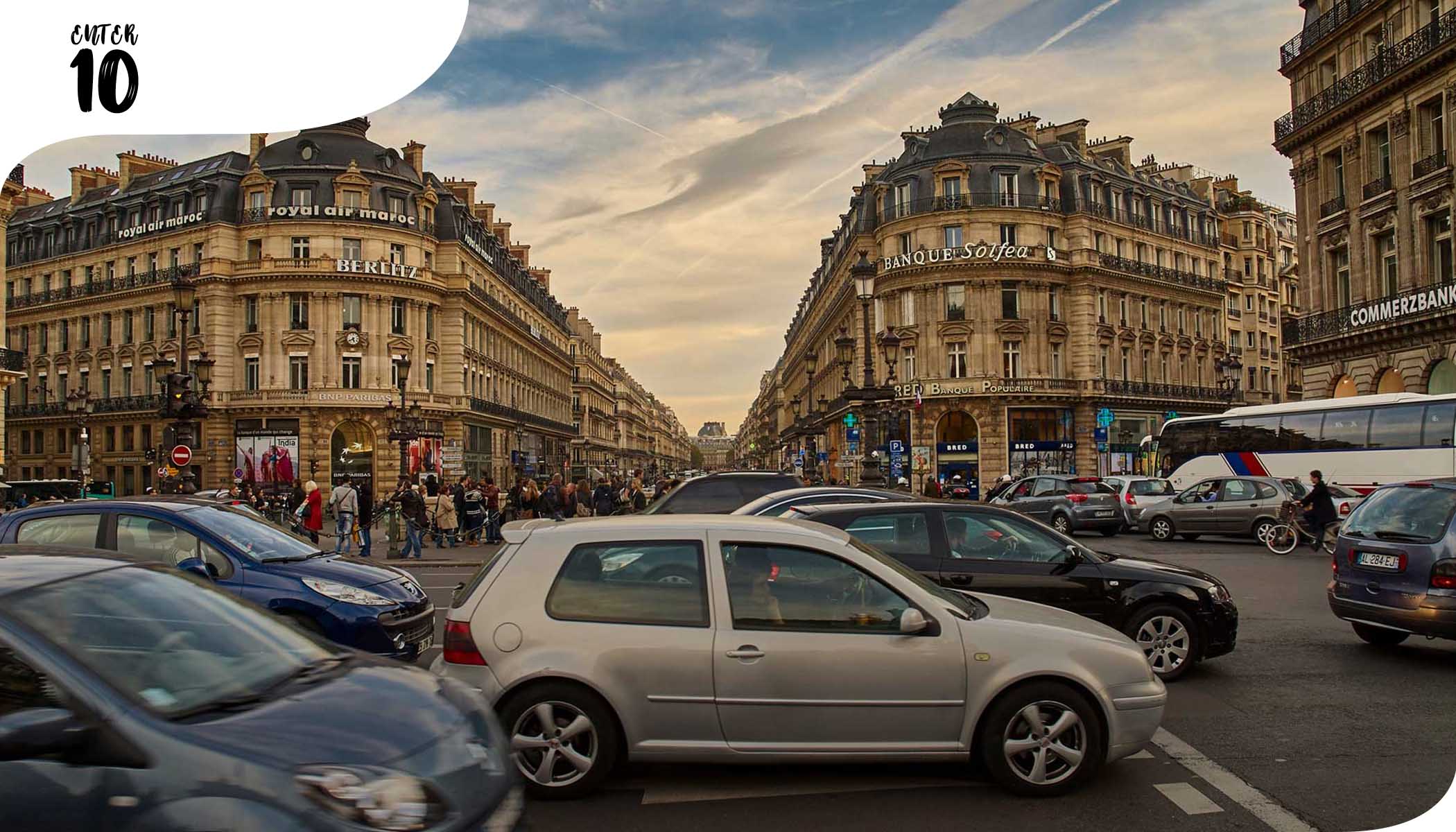 Париж хочет запретить автомобильное движение в центре города к 2022 году